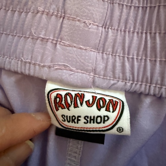 Ron Jon Lavender Athletic Shorts - Picture 3 of 4